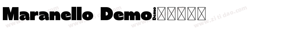 Maranello Demo字体转换